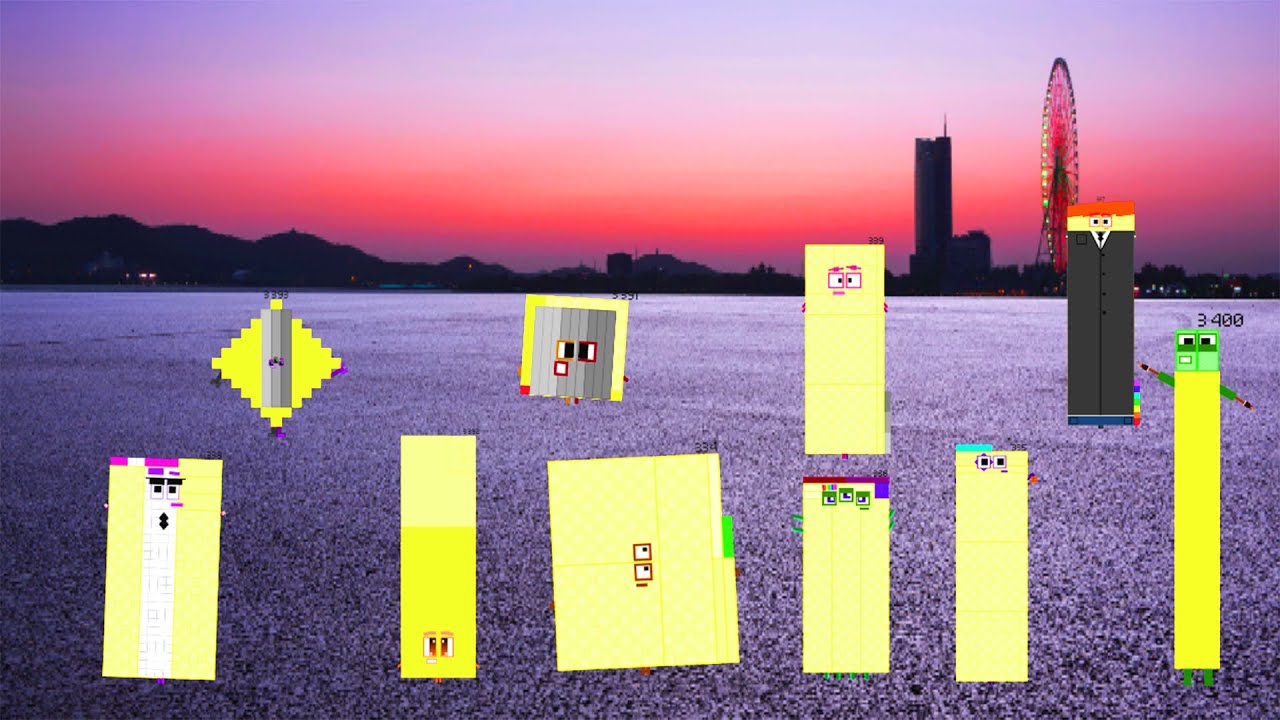 NumberBlocks Band Retro 3391-3400 (Each Sound)