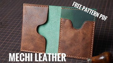 Leather Card Wallet DIY – Step by Step + Free Pattern