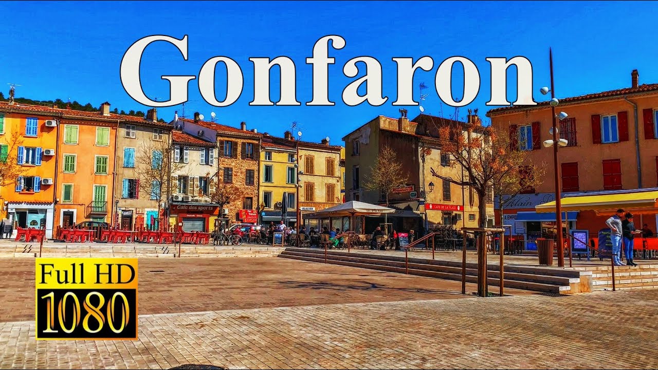 GONFARON🌞Le Village de L'Âne qui vole - Visite des villes et villages Français