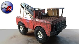 Restoration: 1970s Mighty Tonka Tow Truck Wrecker Restoration