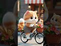 You’ve Never Seen a Cat Ride a Bicycle Like This #cat #magic#shortsfeed #shorts #reels