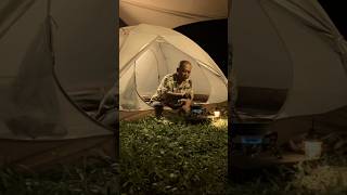 Relaxing in the pine forest and cooking when it's quiet at night. | Nature Sound | relaxing | asmr