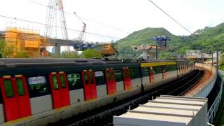 {EAL} Northbound SP-1900 train ( E227-E225 ) passing Kau Lung Hang