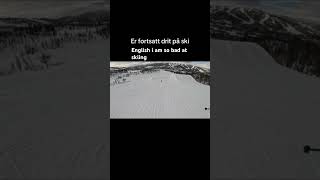 #ski #skiing #skitube #beginner #bad #lol #irl #norway #geilo #völik
