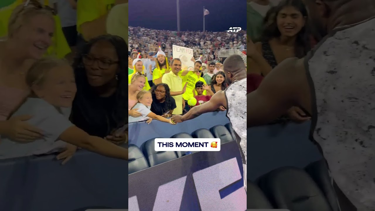 This interaction had us all happy 🥰 #CincyTennis
