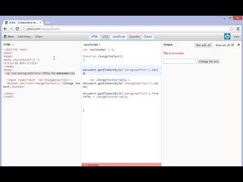 017 17 Changing the style tags with JavaScript