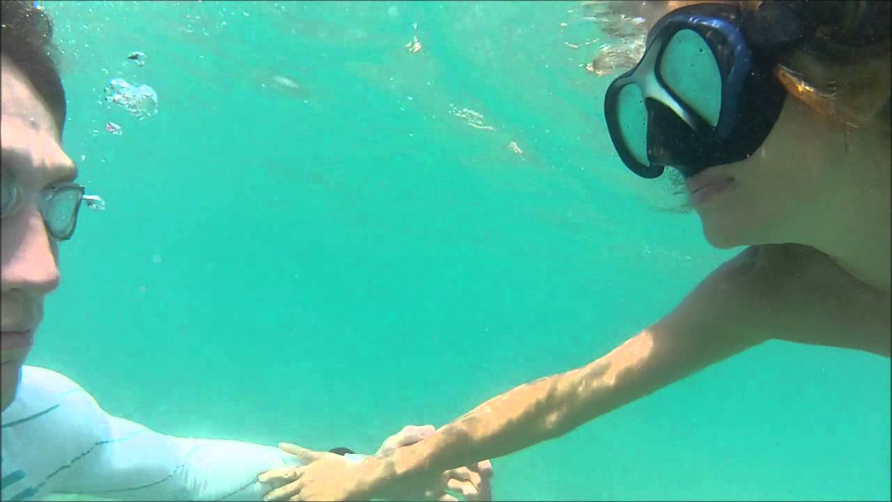 Underwater play in Greece YouTube