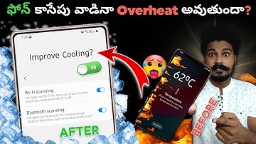 Fix Android Phone Heating Problem 🥵| Telugu | How To Solve Android Mobile Overheating Problem
