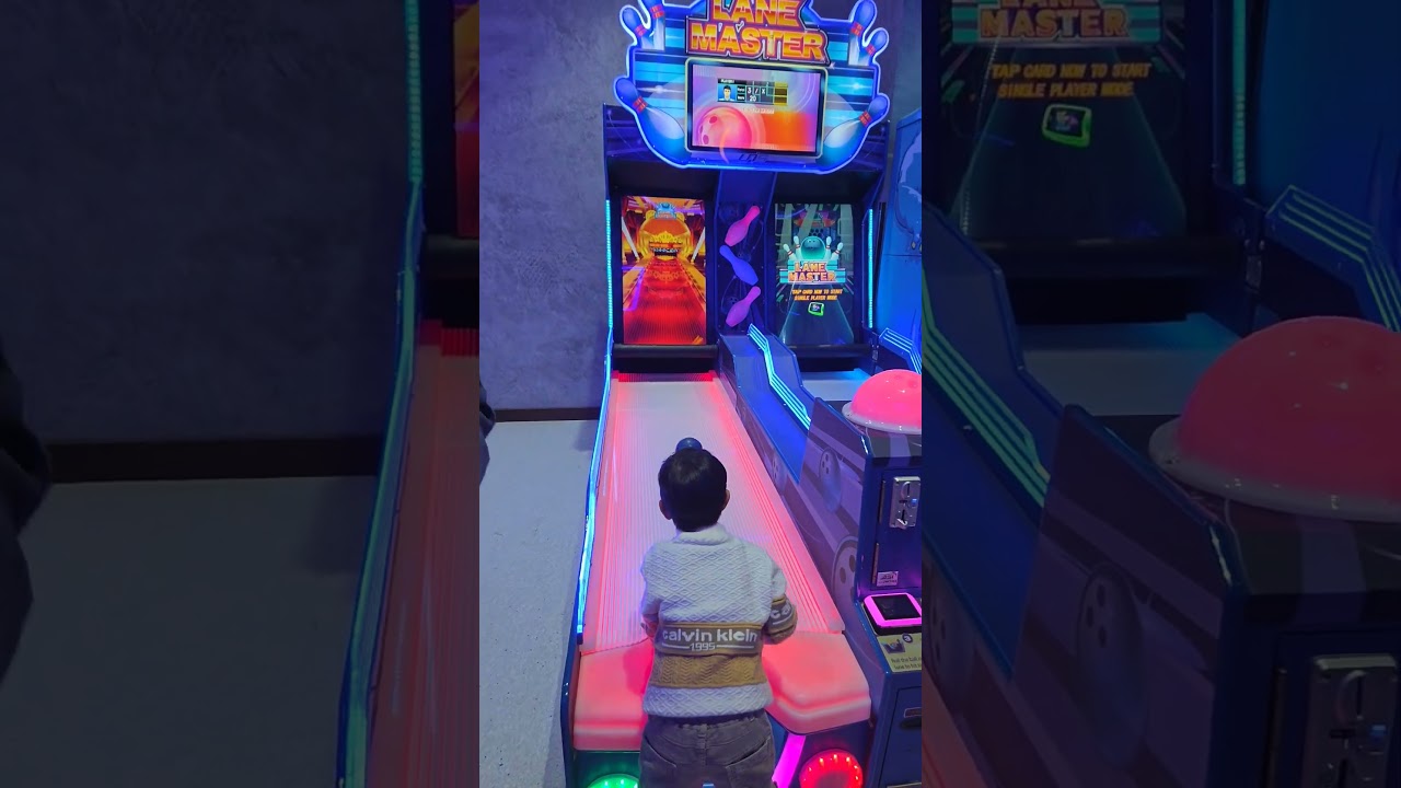 Cute Baby Playing Bowling Game 🥹🎳