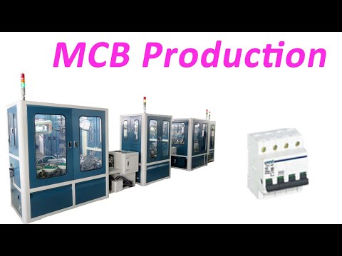MCB Miniature Circuit Breaker Automatic Assembly Line Automation Equipment Plant Automation