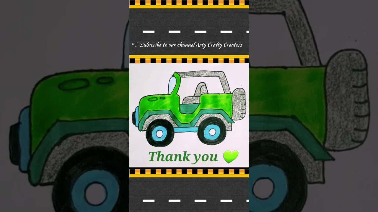 How To Draw Jeep II Vehicle 