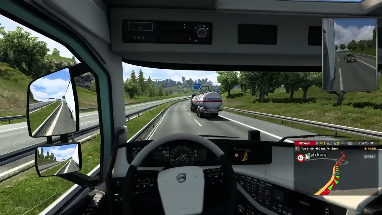 ETS 2 - Linz to Mannheim Volvo FH I Euro Truck Simulator