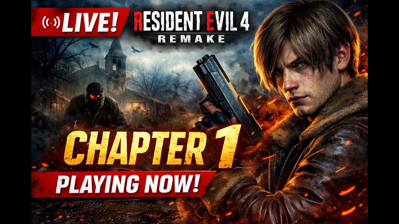 Resident Evil $ Remake Live Gameplay part 1 Road to 1200 Subs 