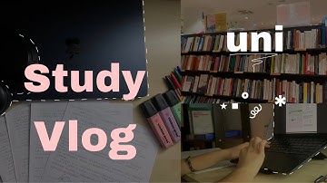 Uni STUDY VLOG 📝🧠 | preparing for finals, burn out, staying productive, lack of motivation