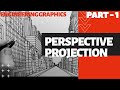 Perspective Projection - Part 1 | Engineering Graphics | Malayalam