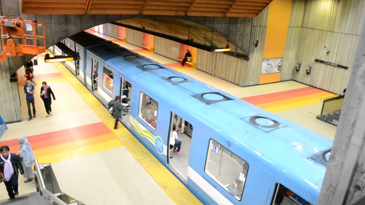 MONTREAL MR73 METRO TRAINS VILLA MARIA STATION YouTube