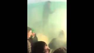 Celtic at Stranraer away with Pyro.