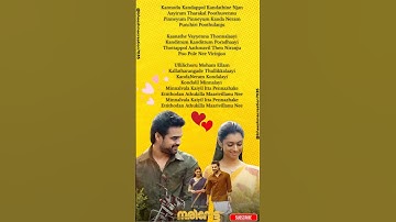 Narivetta - Minnalvala Song Lyrics❤️| Tovino Thomas, Anuraj Manohar, Jakes Bejoy, Sid Sriram,Sithara