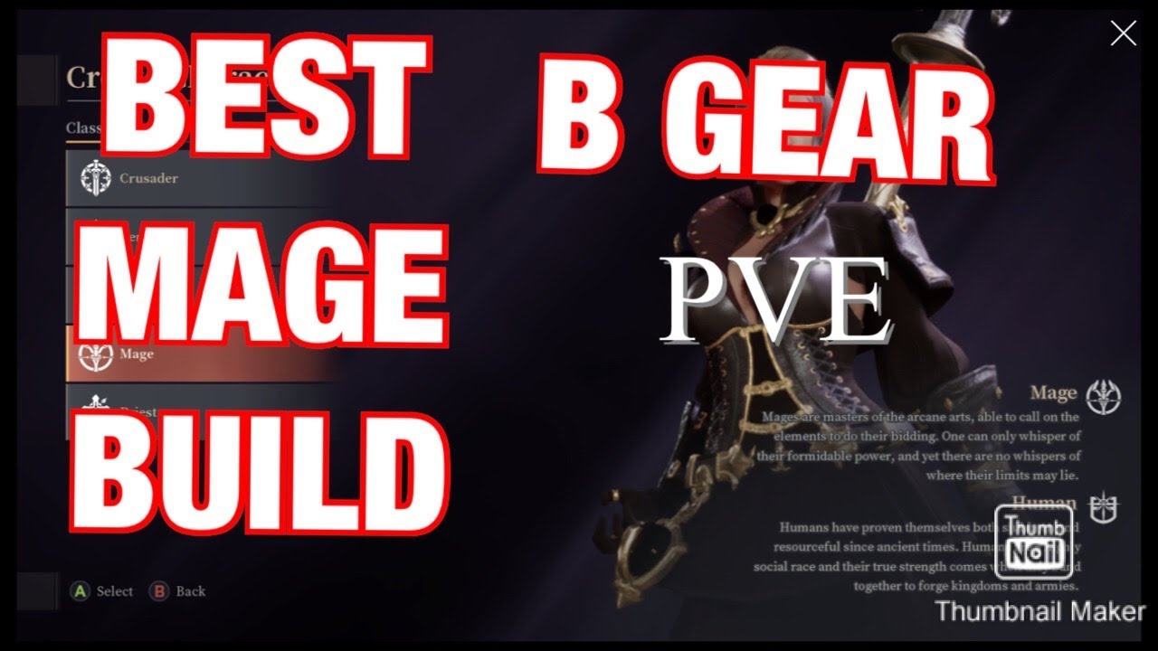 Best B Build For Mage Bless Unleashed