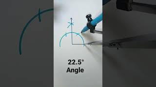 22.5 degree angle with compass