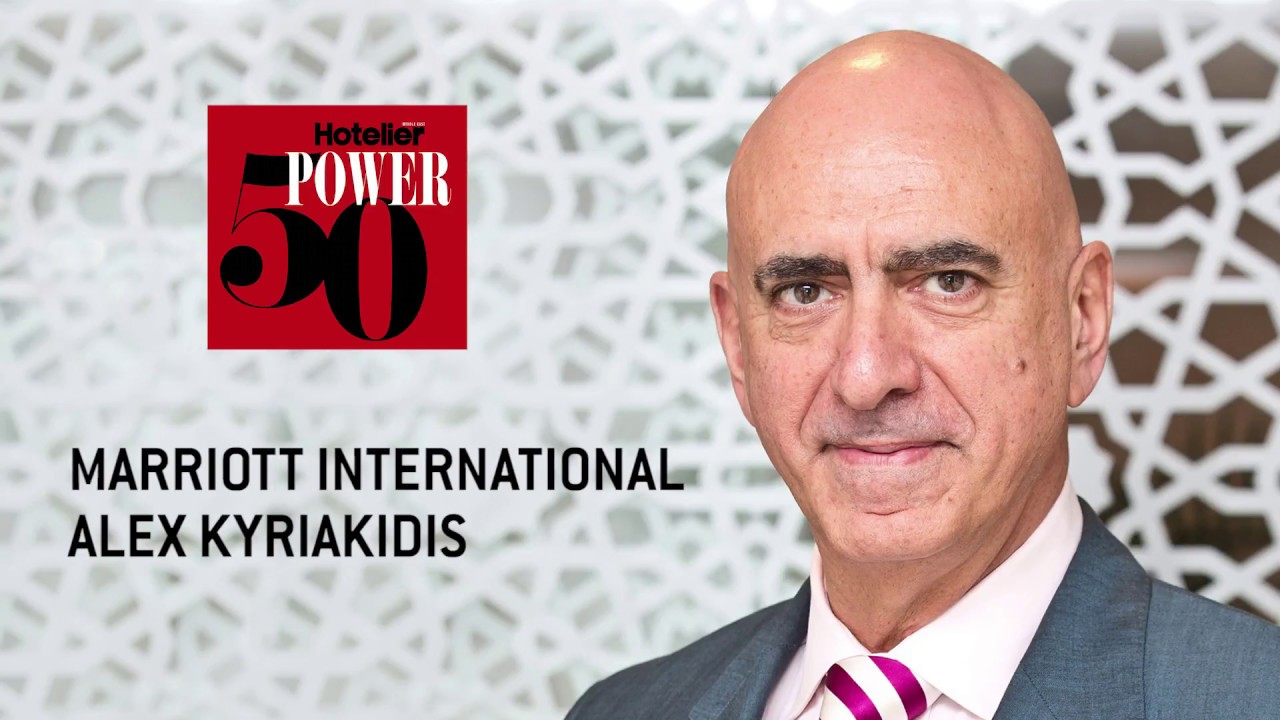 Marriott's Alex Kyriakidis tops Hotelier's Power 50 2017