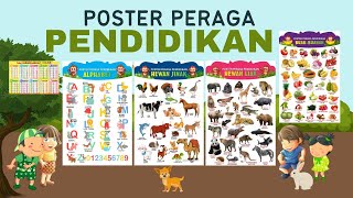 POSTER PERAGA PENDIDIKAN FORMAT CORELDRAW SIAP CETAK