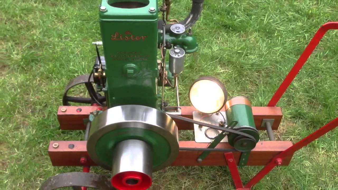 Warm Start Lister D Spec 11D Stationary Engine YouTube