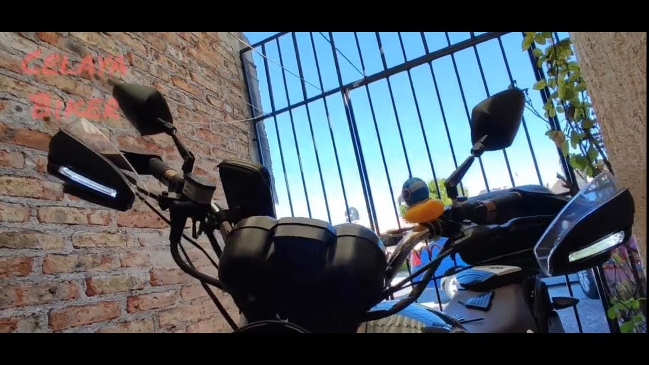 Instalar cubre puños con luz led