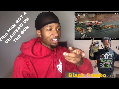 BLACK RAMBO GUNS ARE CRAZY THIS MAN HAS THE CRAZIEST GUNS I EVER SEEN ...