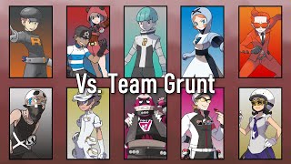 Pokémon Music  All Villainous Team Grunt Battle Themes from the Core Series