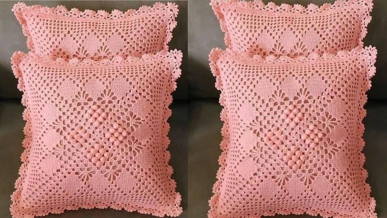 Como Fazer Uma Almofada em Crochê Pipoca Versão 2021 Passo a Passo | Crochetaria Oficial