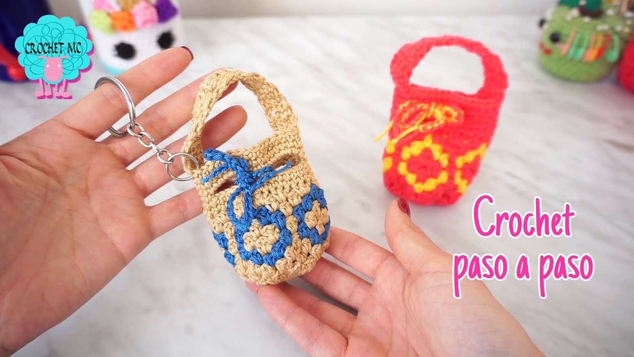 Mini mochila/ crochet - YouTube