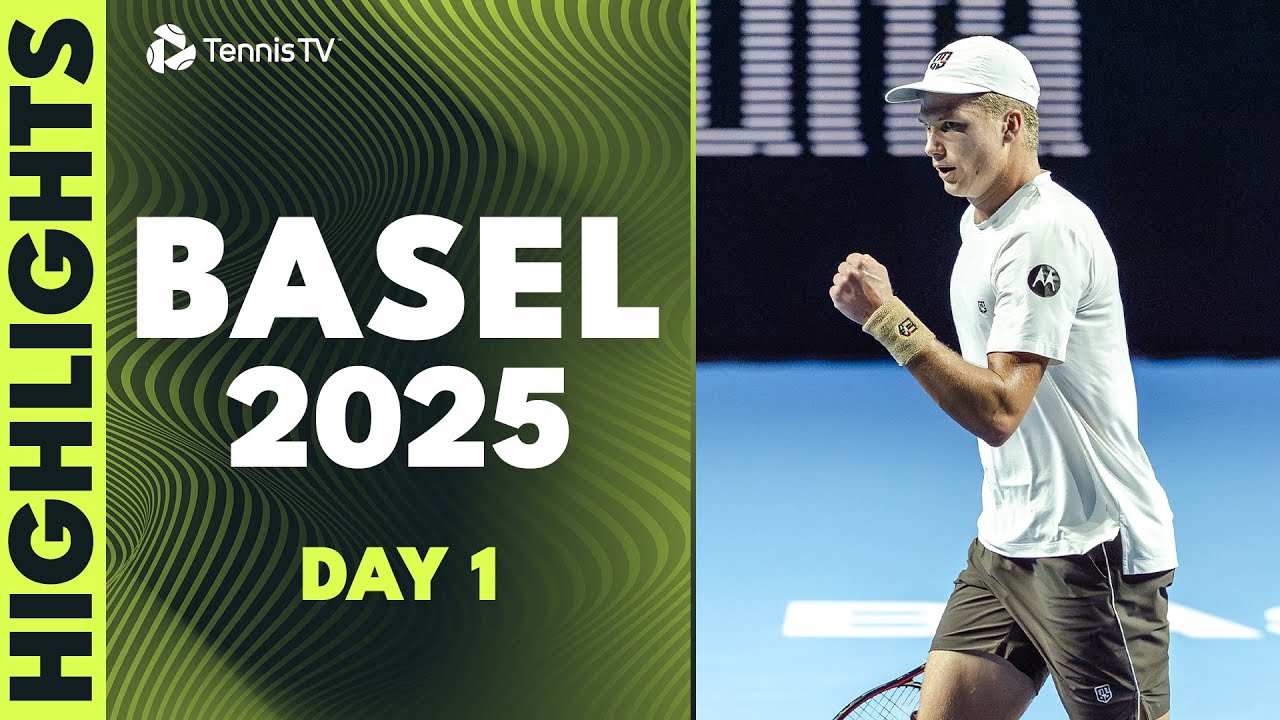 Mensik vs Bernet, Davidovich Fokina, Brooksby & Munar All Play | Basel 2025 Highlights Day 1