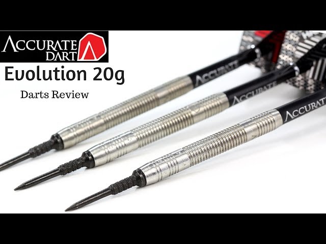 Accurate Dart Evolution 20g darts review - YouTube