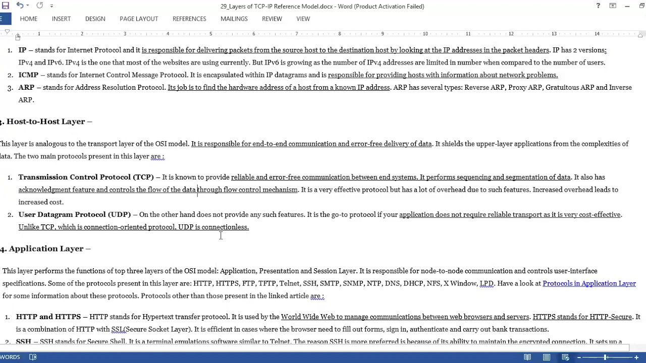 Jayoti Vidyapeeth - Layers of TCP IP Reference Model - YouTube