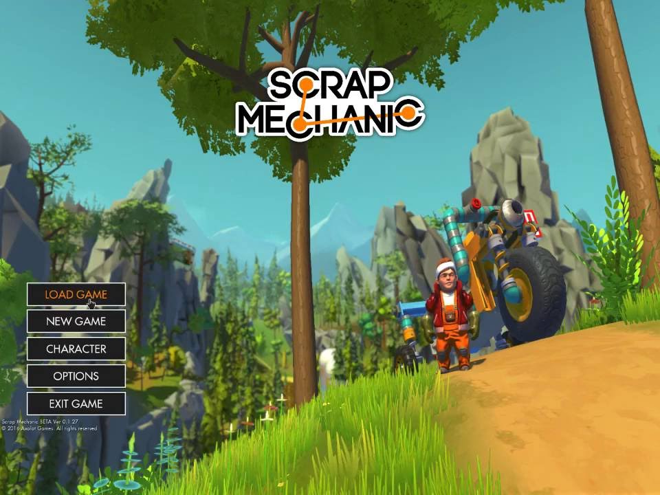 ROCKET POWERED TRAIN! | Scrap Mechanic | Showcase [1]