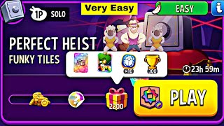 Match Masters funky tiles solo challenge | match masters | perfect heist funky solo today