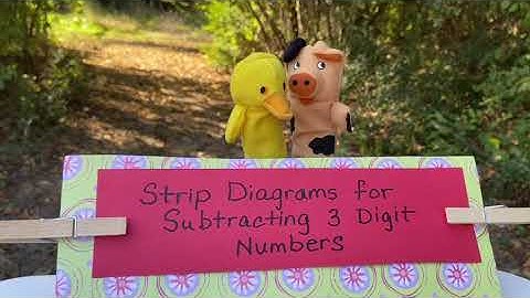 Mrs. Low’s Learning Lane - Strip Diagrams Subtracting 3 Digit Numbers