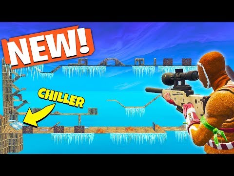 *NEW* SLIPPERY Chiller Trap DEATH RUN In Fortnite! (Sliding Everywhere!)