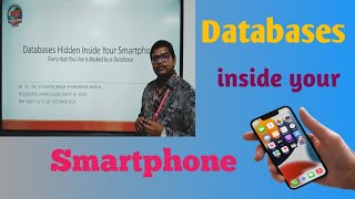Databases hidden in a smartphone #nriit #nriinstituteoftechnology #cse #dbms #ds #database 