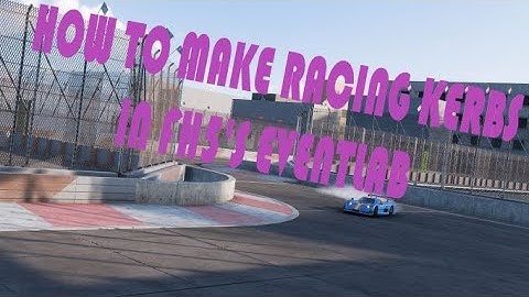 How to make racing kerbs in FH5