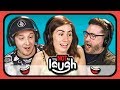 YouTubers React To Try To Watch This Without Laughing or Grinning #5