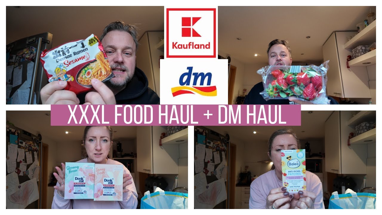 XXXL FOOD HAUL + DM HAUL / VIELE PUNKTE IN DER APP / KAUFLAND