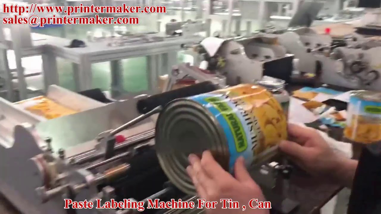 Paset Labeling Machine for Tin,Can