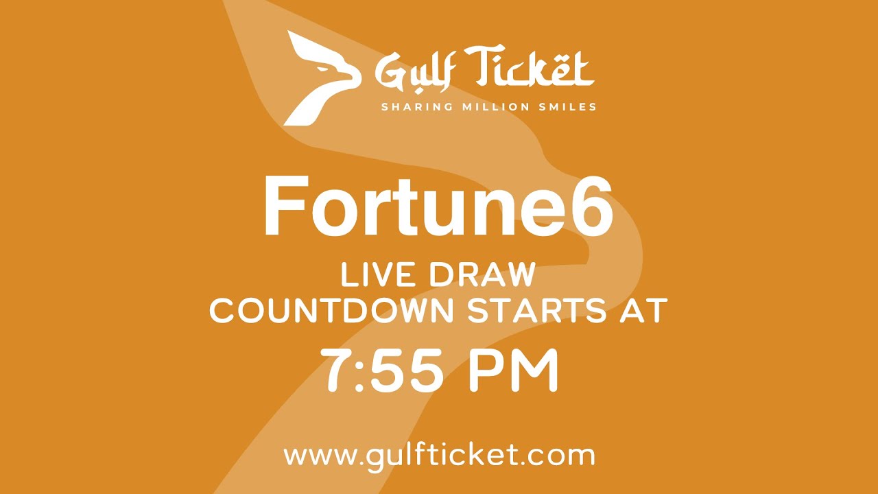 Gulf Ticket Fortune 6 Live Draw - September 12 2025