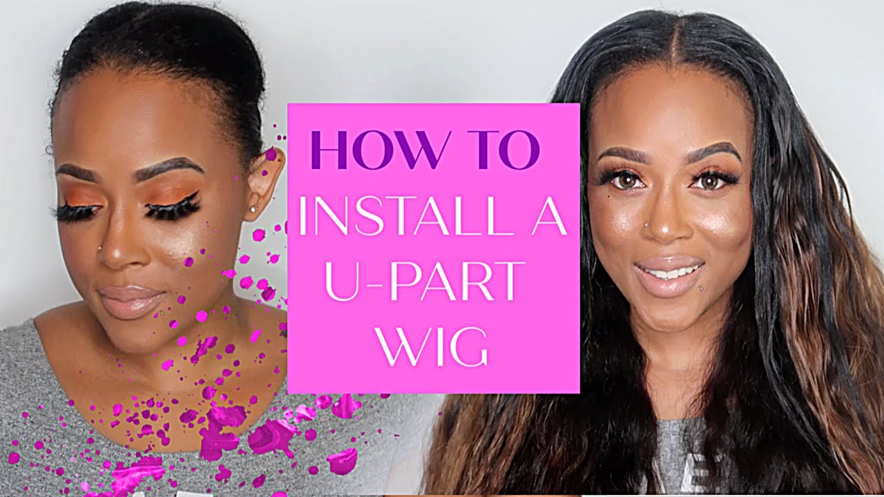 Wig Fast Two HOW TO INSTALL U-PART WIG FAST AND EASY FT. XO CRISSY HAIR | RAW INDIAN ...