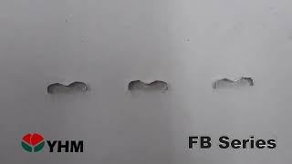 Celebrity FB-210 CNC Wire/strip Forming Machine-W.D. 0.15*2mm-stainless steel Spring Clips-500pcs/min- YHM Profile