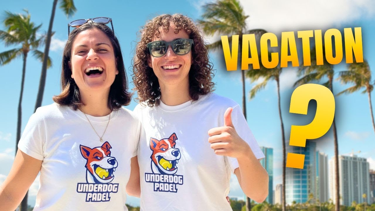 Мы случайно выиграли турнир по паделу во время отпуска.