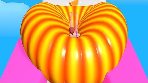 Orange Run Game - All Levels Gameplay Android, iOS - Level (1-3)