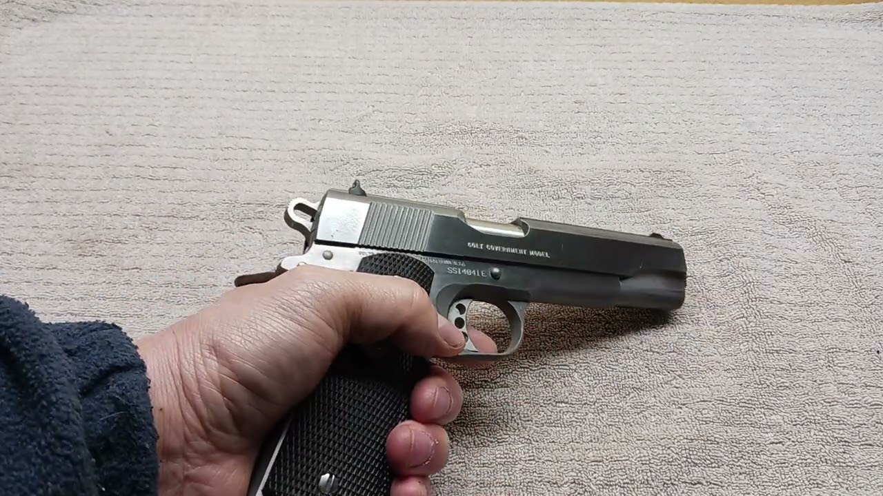 권총 리뷰 : Colt MK IV 1911-A1 Government Model Series 80 45구경 권총을 소개합니다.